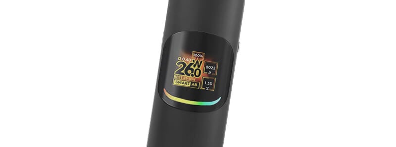 L'écran couleur du pod Pixo Neo de Aspire